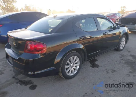 2012 Dodge Avenger Se из США, поврежденный, VIN 1C3CDZAB4CN154082